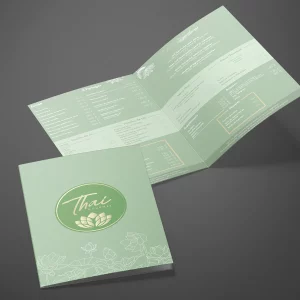 Depliant thai gourmet