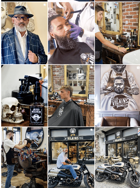Instagram les vilains barber