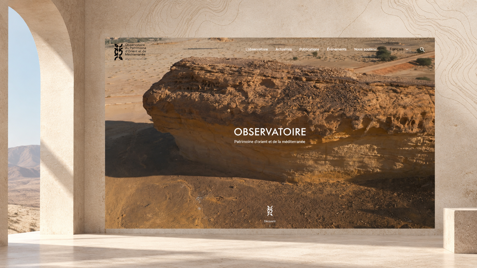 Affiche de la participation de l'Observatoire Patrimoine d'Orient à la MENART Fair 2024, Galerie Joseph Paris